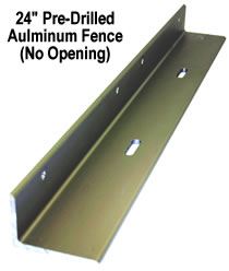 2" x 3" Aluminum L Fence